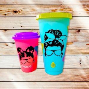 Mommy and daughter matching cup